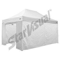 Gazebo 4,5x3 mt con KIT TELI LATERALI richiudibile automatico e pieghevole a fisarmonica - serie ELEGANT